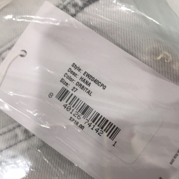 Edwin Women's Hana Button Fly Cropped Jeans In Orbital Size 26 New - Picture 12 of 13